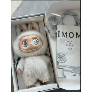 Zimomo Labubu Angel in the Clouds vinyl face doll